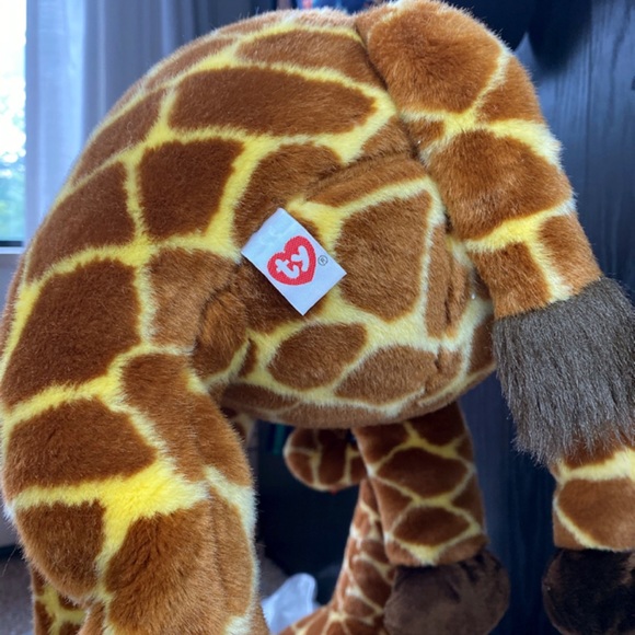 ✈️SOLD✈️ 2 Ty jumbo giraffes 22-24 inch - Picture 10 of 11